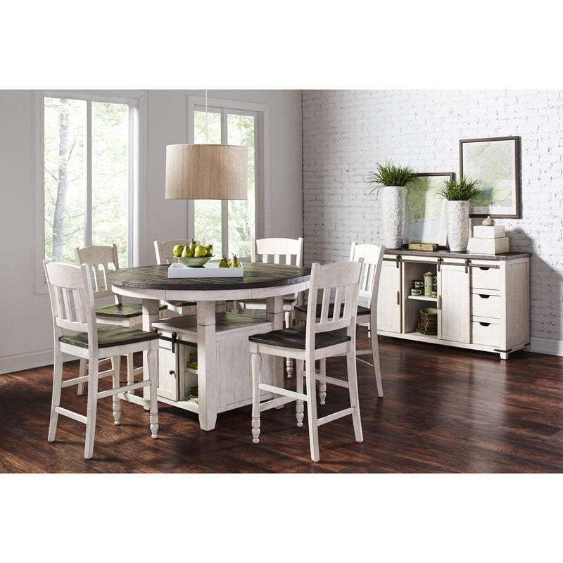 Jofran Round Madison County Dining Table with Pedestal Base 1706-54B/1706-54T IMAGE 9