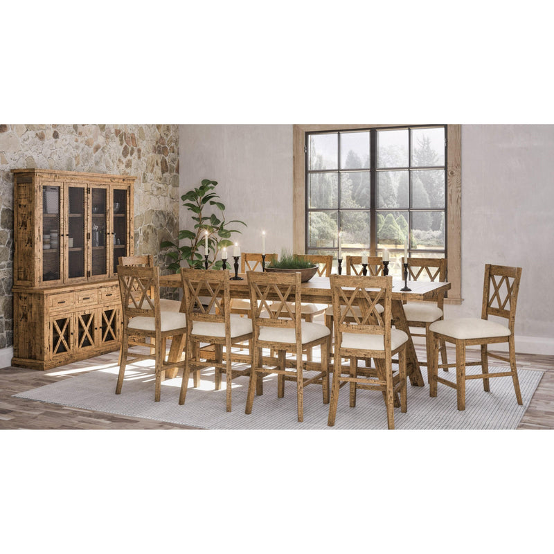 Jofran Telluride Counter Height Dining Table with Trestle Base 1801-127 IMAGE 6