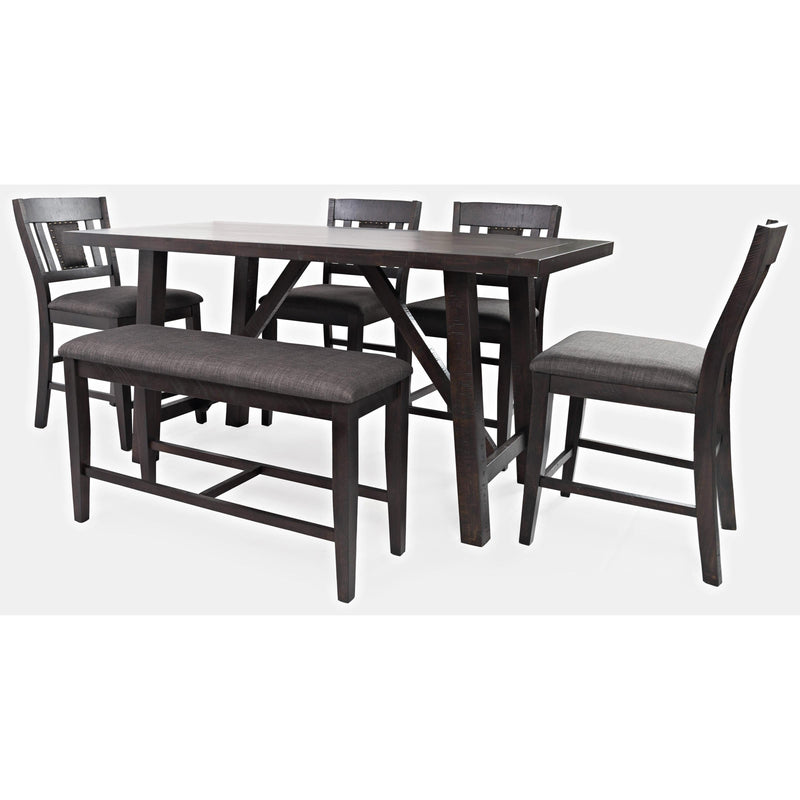 Jofran American Rustics Counter Height Dining Table with Trestle Base 1839-72 IMAGE 4