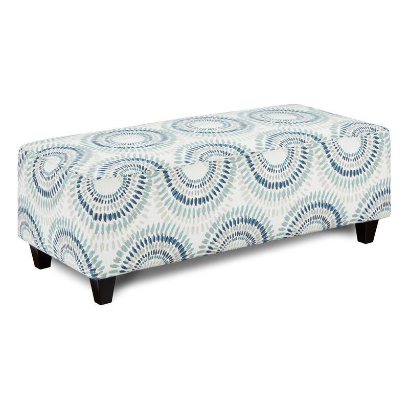 Fusion Furniture Fabric Ottoman 100 MANIFESTO DRIZZLE IMAGE 1