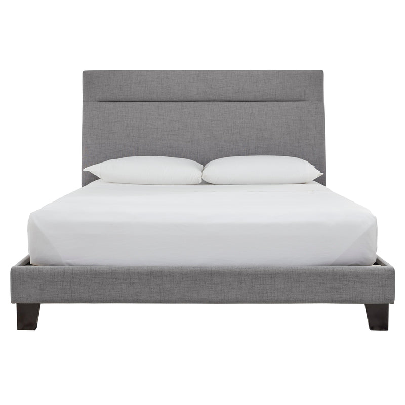 Signature Design by Ashley Adelloni King Upholstered Platform Bed B080-382 IMAGE 2