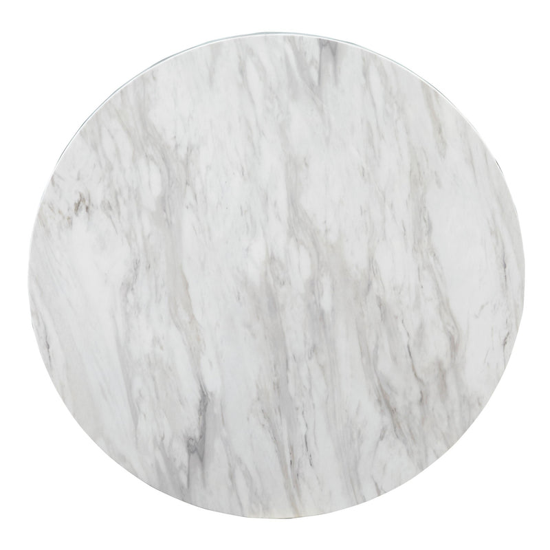 Ashley round discount marble dining table