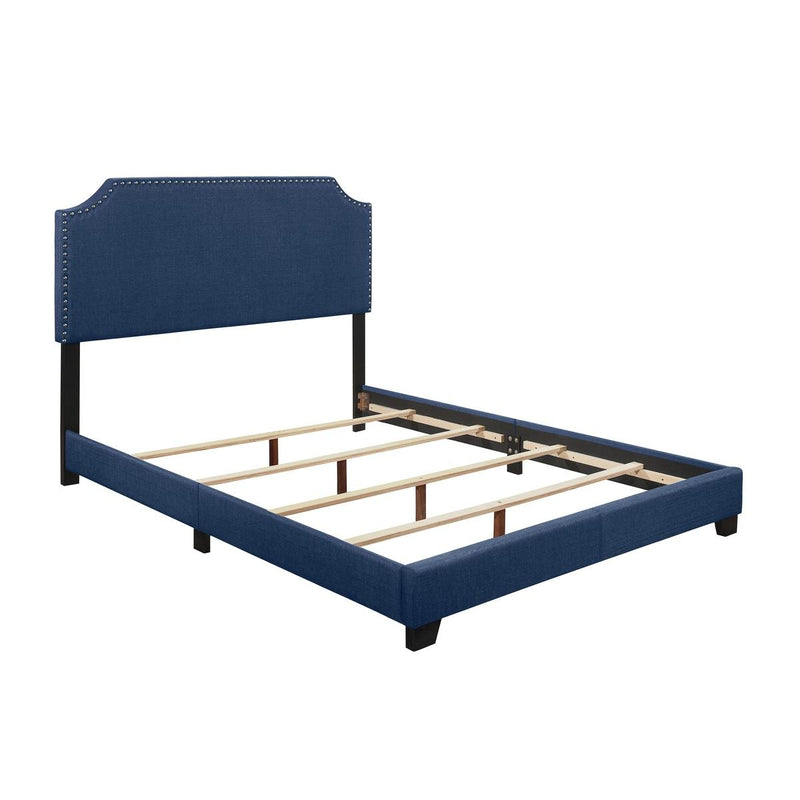 Homelegance Full Upholstered Bed SH235FBLU-1 IMAGE 3