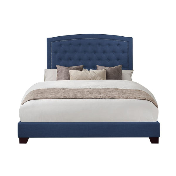 Homelegance King Upholstered Bed SH275KBLU-1 IMAGE 1