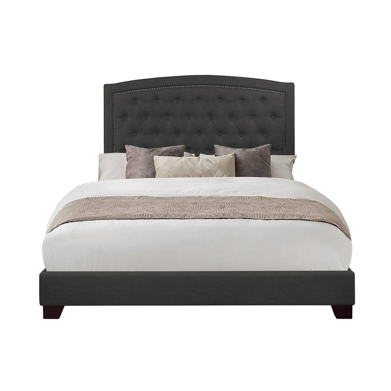 Homelegance King Upholstered Bed SH275KDGR-1 IMAGE 1