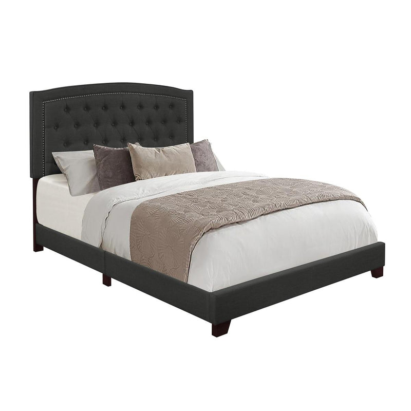 Homelegance King Upholstered Bed SH275KDGR-1 IMAGE 2