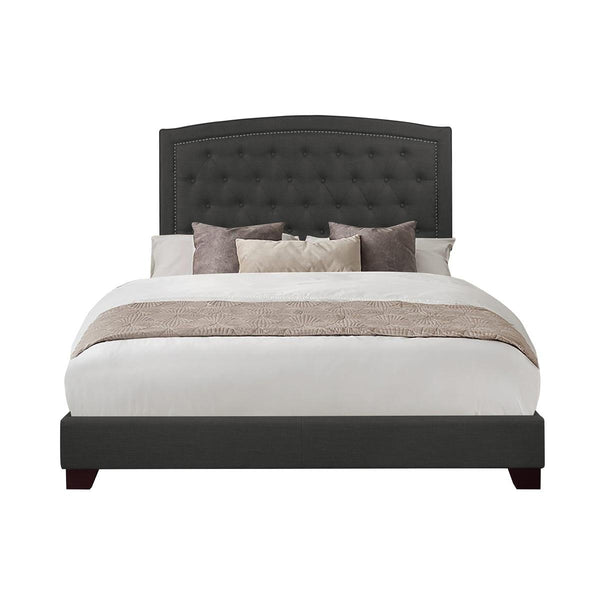 Homelegance Queen Upholstered Bed SH275DGR-1 IMAGE 1