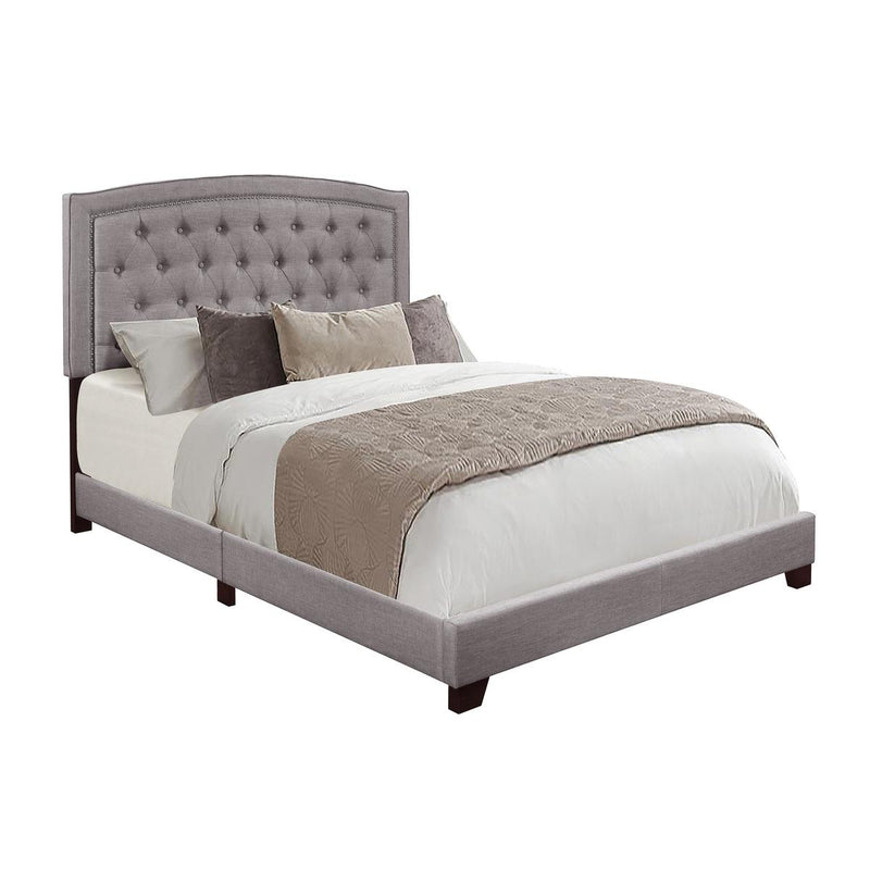 Homelegance King Upholstered Bed SH275KGRY-1 IMAGE 2