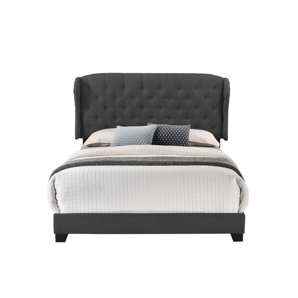 Homelegance Full Upholstered Bed SH279FDGR-1 IMAGE 1