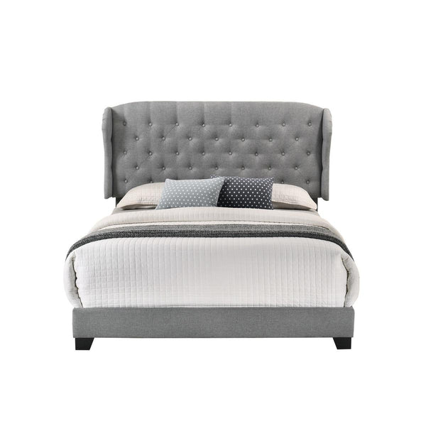 Homelegance King Upholstered Bed SH279KGRY-1 IMAGE 1