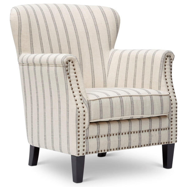 Jofran Layla Stationary Accent Chair LAYLA-CH-FLAX IMAGE 1