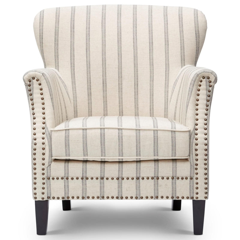 Jofran Layla Stationary Accent Chair LAYLA-CH-FLAX IMAGE 2