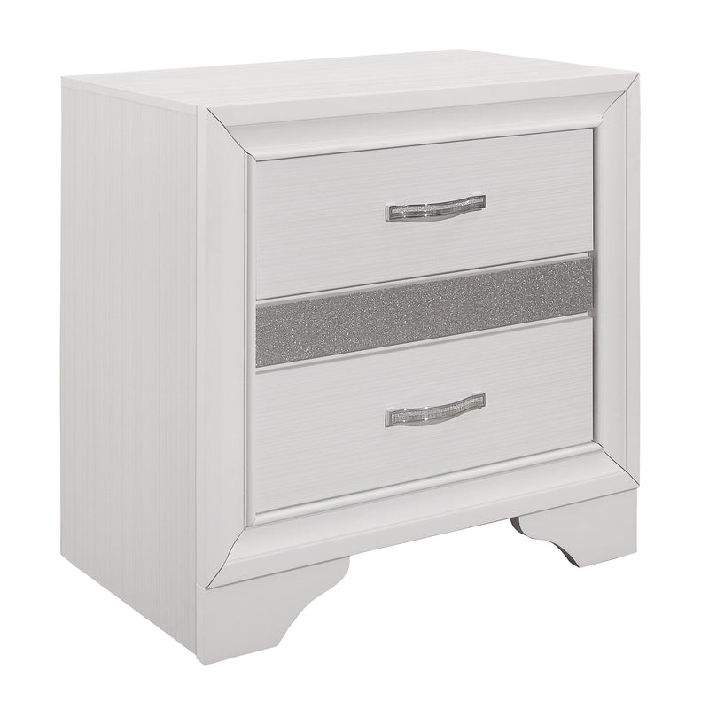 Homelegance Luster 2-Drawer Nightstand 1505W-4 IMAGE 2