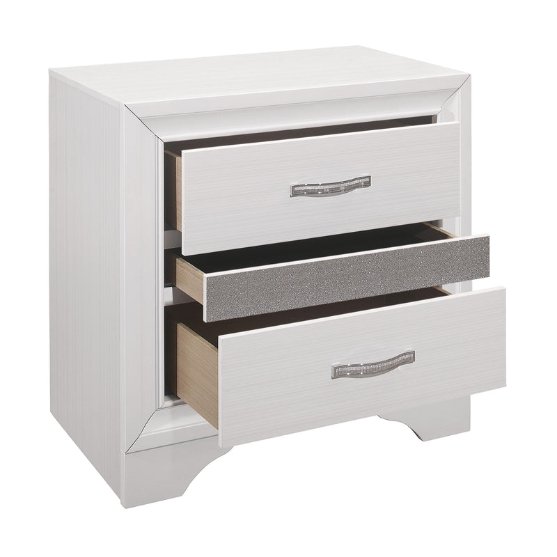 Homelegance Luster 2-Drawer Nightstand 1505W-4 IMAGE 3