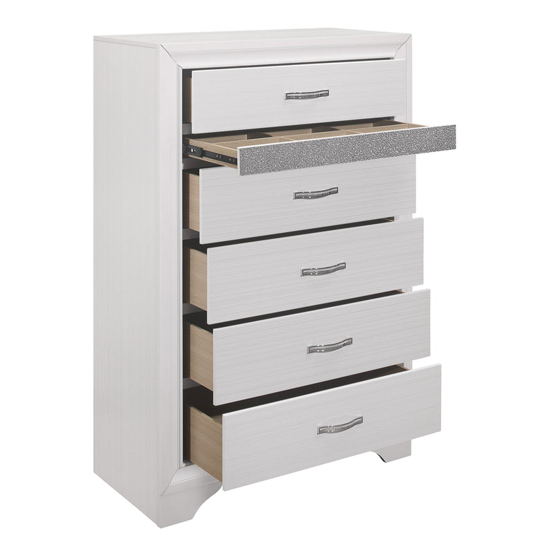 Homelegance Luster 5-Drawer Chest 1505W-9 IMAGE 3