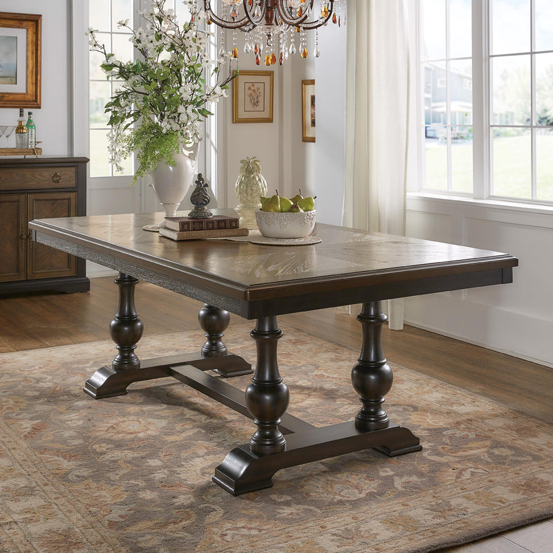 Homelegance Stonington Dining Table with Trestle Base 5703-104* IMAGE 6