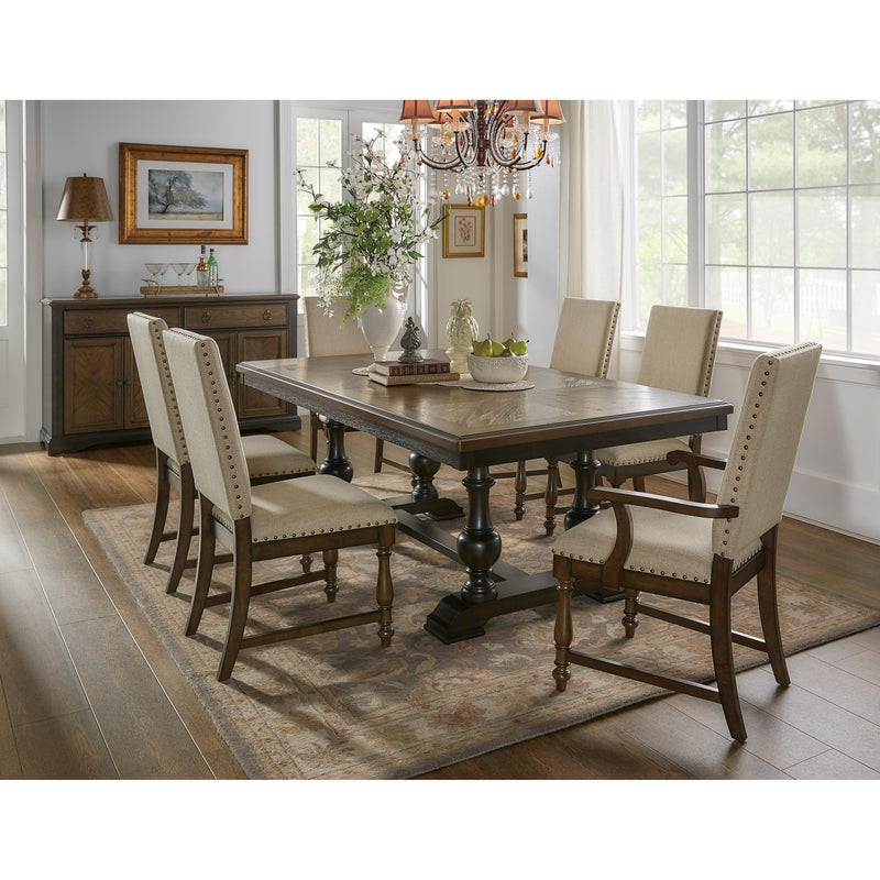 Homelegance Stonington Dining Table with Trestle Base 5703-104* IMAGE 7