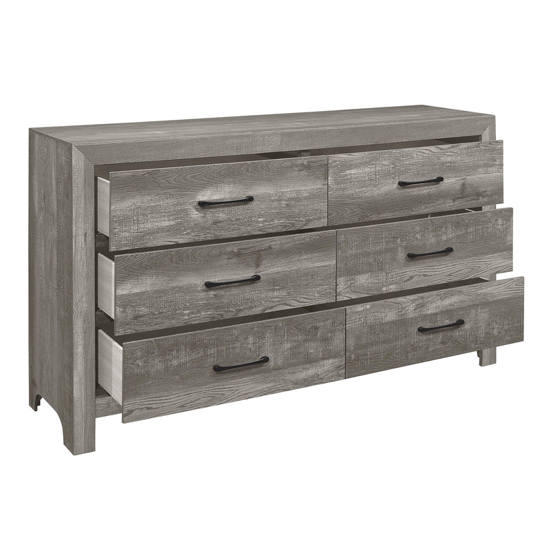 Homelegance Corbin 6-Drawer Dresser 1534GY-5 IMAGE 3