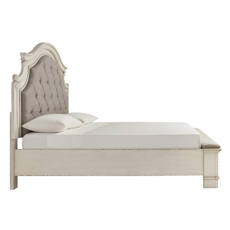 Realyn king deals upholstered bed