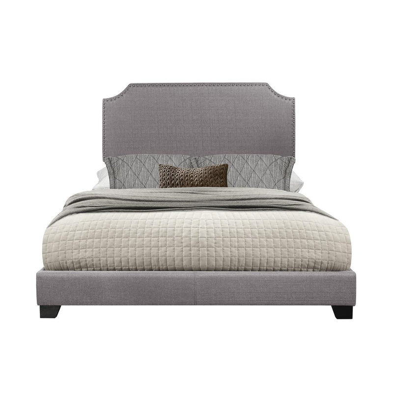 Homelegance Full Upholstered Bed SH235FGRY-1 IMAGE 3