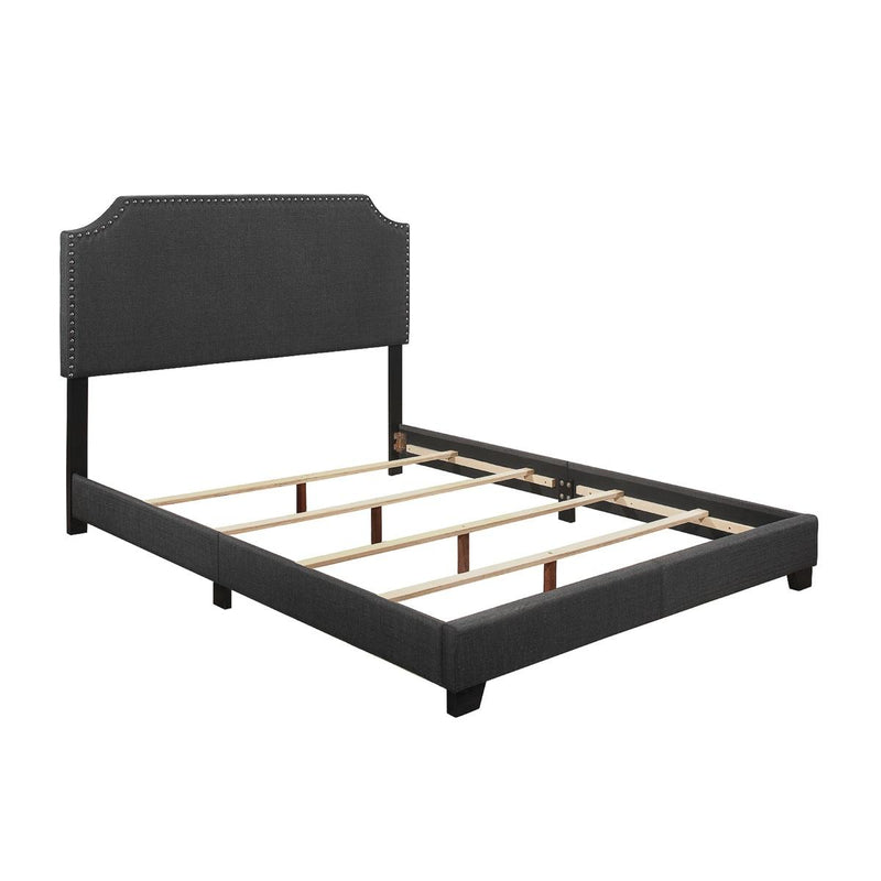 Homelegance Queen Upholstered Bed SH235DGR-1 IMAGE 1