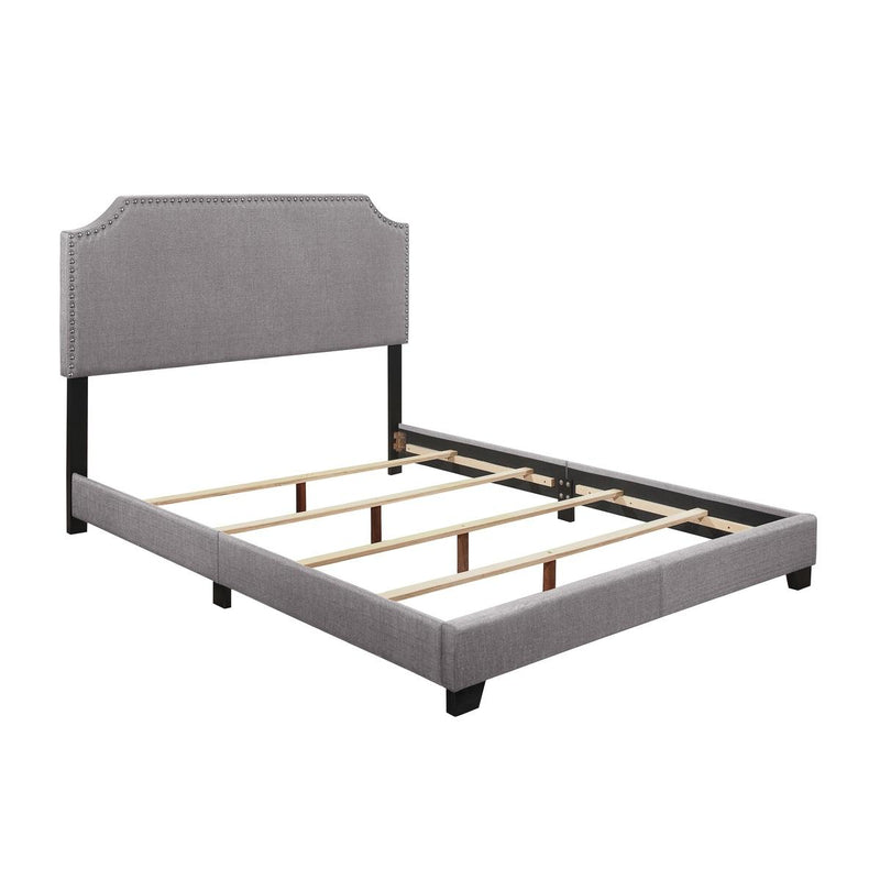 Homelegance King Upholstered Bed SH235KGRY-1 IMAGE 1