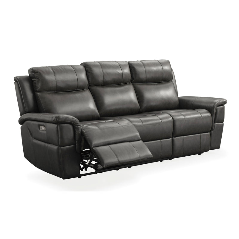 Signature Design by Ashley Dendron Power Reclining Leather Match Sofa U6370287 IMAGE 2