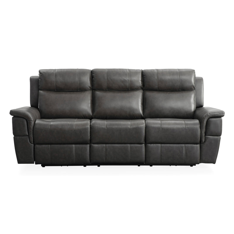 Signature Design by Ashley Dendron Power Reclining Leather Match Sofa U6370287 IMAGE 3