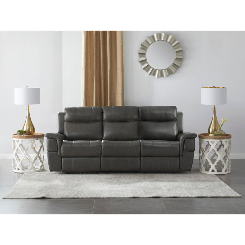 Signature Design by Ashley Dendron Power Reclining Leather Match Sofa U6370287 IMAGE 8