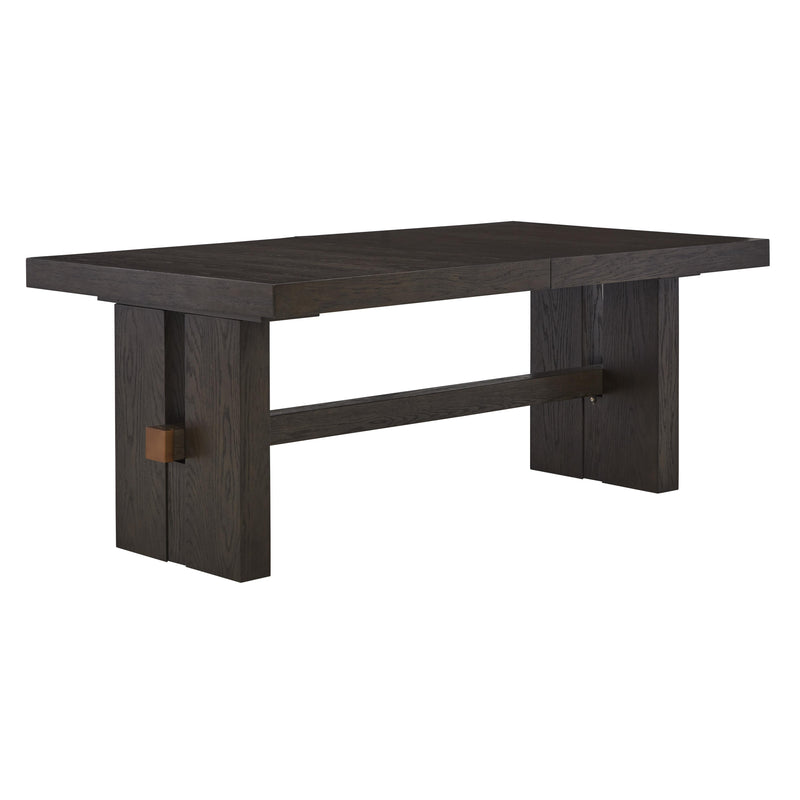 Signature Design by Ashley Burkhaus Dining Table with Trestle Base D984-45 IMAGE 4