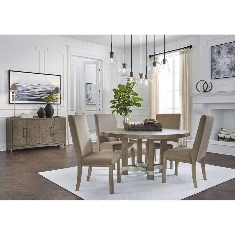 Signature Design by Ashley Round Chrestner Dining Table with Pedestal Base D983-50 IMAGE 8