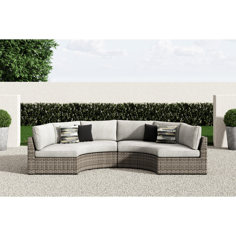 Signature Design by Ashley Calworth P458P3 2 pc Outdoor Sectional IMAGE 2