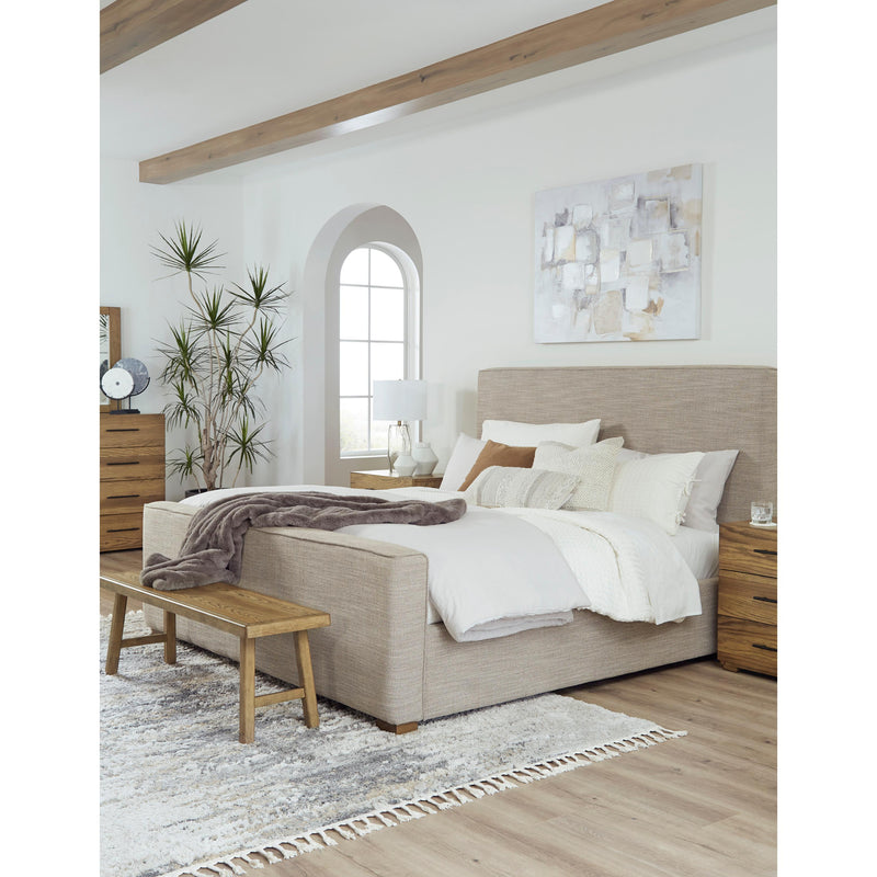 Signature Design by Ashley Dakmore King Upholstered Platform Bed B783-82/B783-97 IMAGE 10