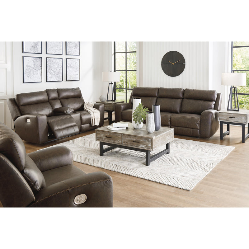 Signature Design by Ashley Roman Power Reclining Leather Match Sofa U2540115 IMAGE 13