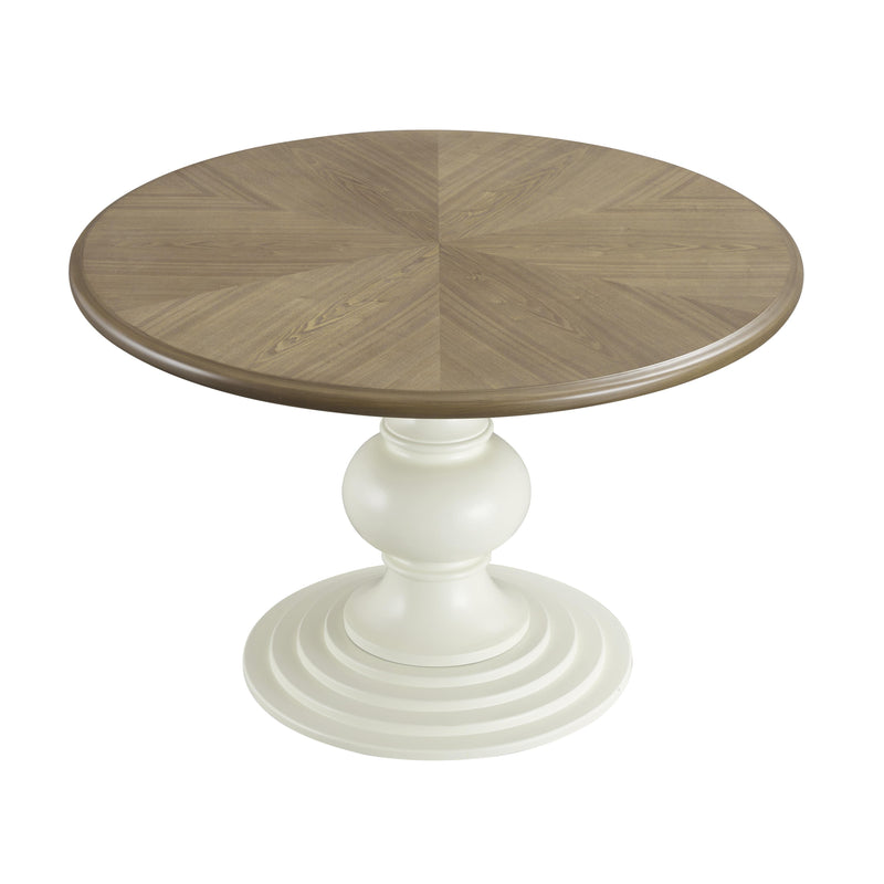 Signature Design by Ashley Round Shatayne Dining Table with Pedestal Base D706-50B/D706-50T IMAGE 2