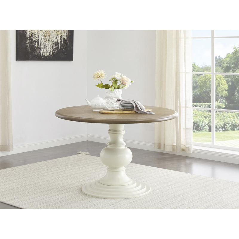 Signature Design by Ashley Round Shatayne Dining Table with Pedestal Base D706-50B/D706-50T IMAGE 5