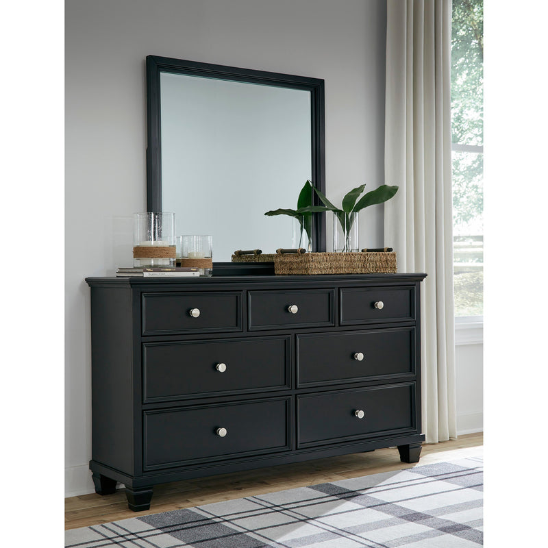 Grey 7 store drawer dresser