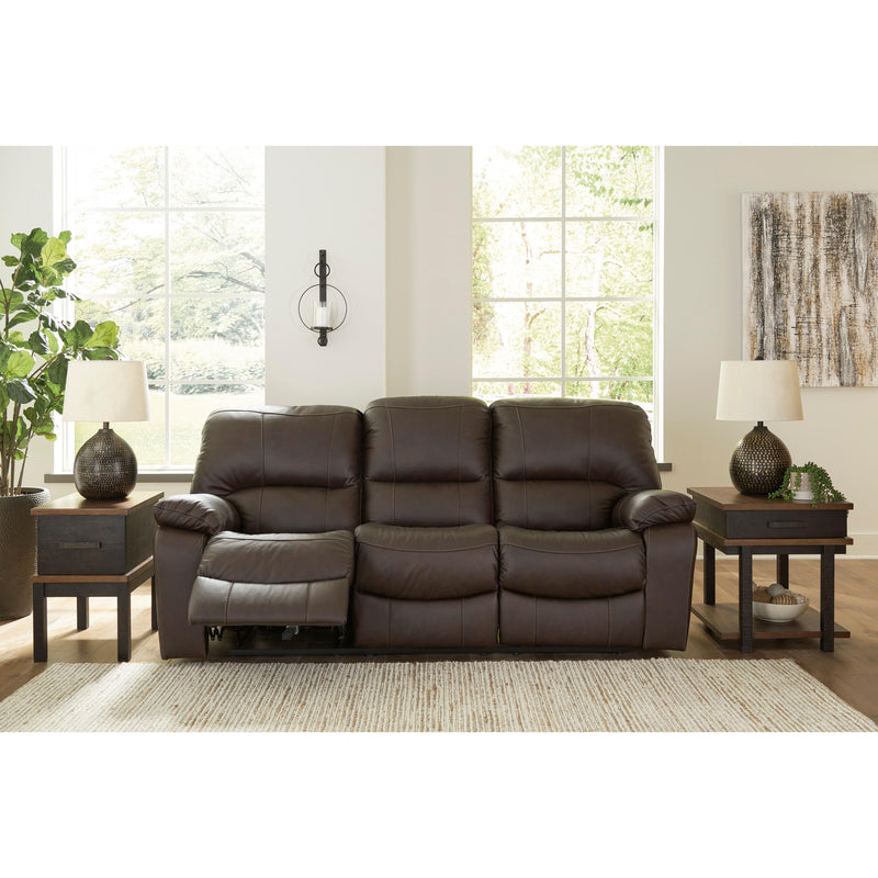 Signature Design by Ashley Leesworth Power Reclining Leather Match Sofa U4380887 IMAGE 6