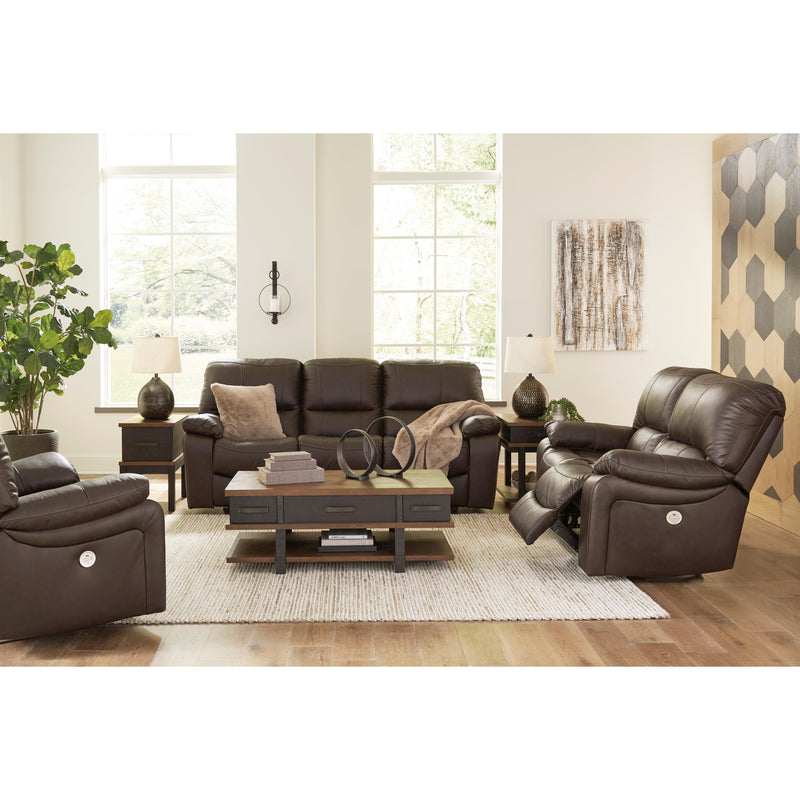 Signature Design by Ashley Leesworth Power Rocker Leather Match Recliner U4380898 IMAGE 10