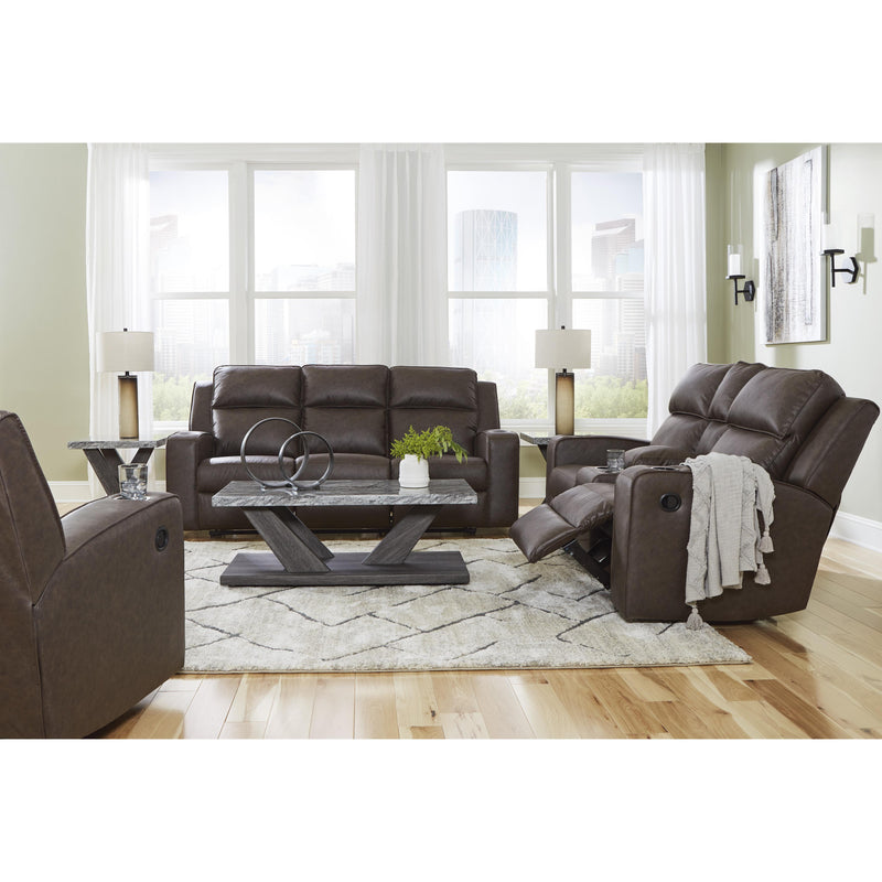 Signature Design by Ashley Lavenhorne Rocker Leather Look Recliner 6330625 IMAGE 11