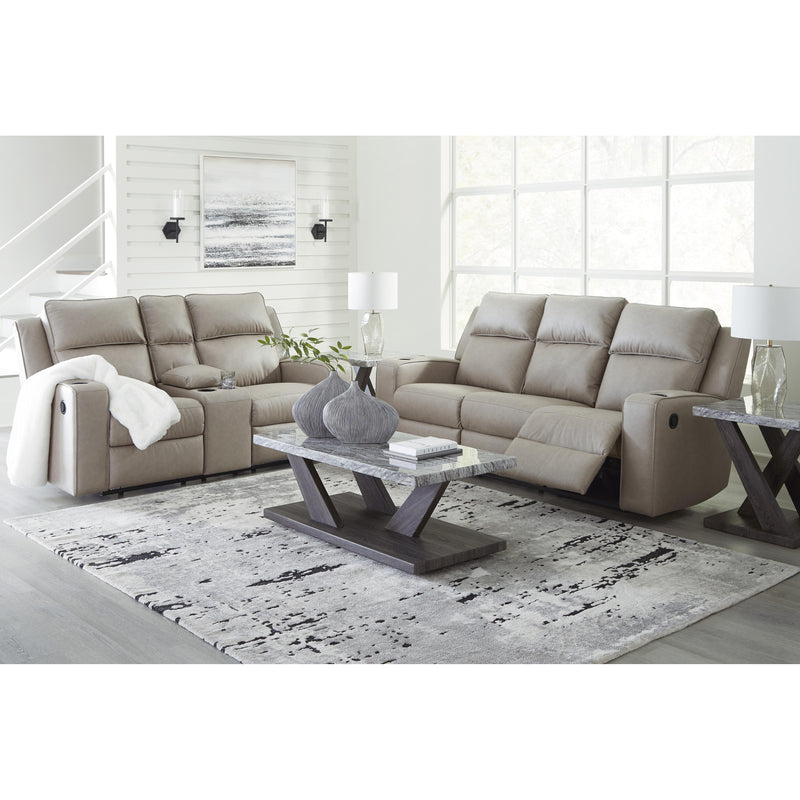 Signature Design by Ashley Lavenhorne Reclining Leather Look Sofa 6330789 IMAGE 10