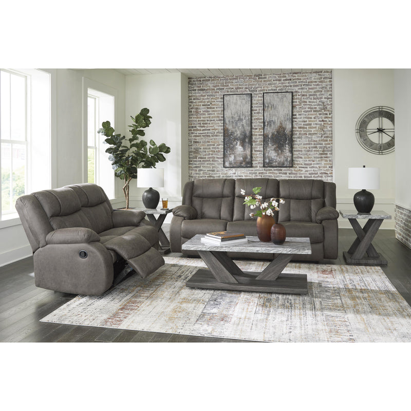 Signature Design by Ashley First Base Reclining Leather Look Sofa 6880488 IMAGE 9