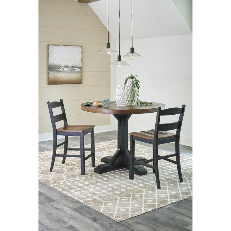 Signature Design by Ashley Round Valebeck Counter Height Dining Table