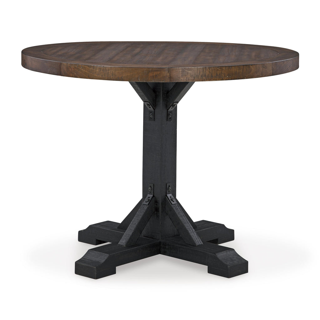 Signature Design by Ashley Round Valebeck Counter Height Dining Table