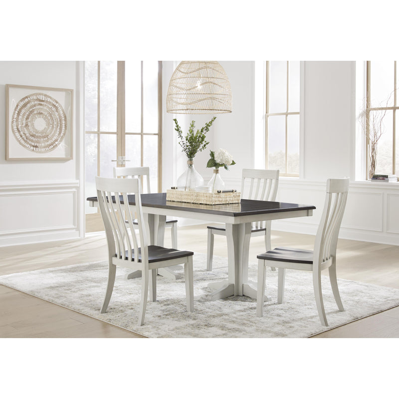 Ashley gray dining discount table