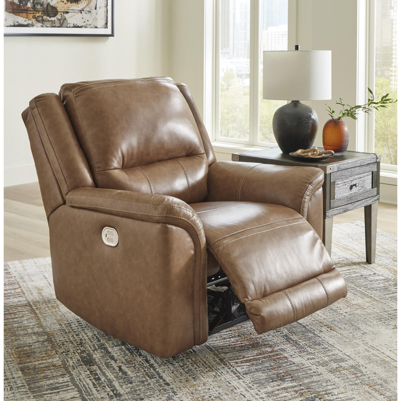 Signature Design by Ashley Trasimeno Power Leather Match Recliner U8281513 IMAGE 9