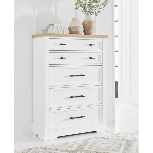 Signature Design by Ashley Ashbryn 5-Drawer Chest B844-46 IMAGE 1