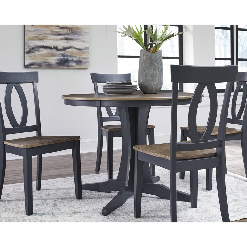 Nelling dining table and 4 online chairs