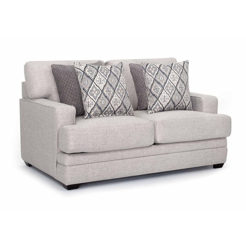 Franklin Olive Stationary Fabric Loveseat 837-20 IMAGE 2