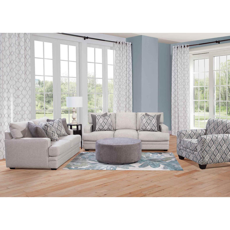 Franklin Olive Stationary Fabric Loveseat 837-20 IMAGE 4